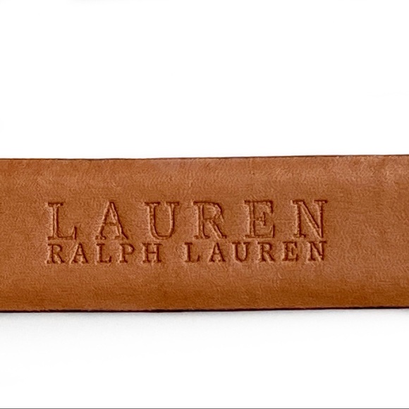 Ralph Lauren Italian Leather Alligator Embossed Belt - Picture 6 of 9